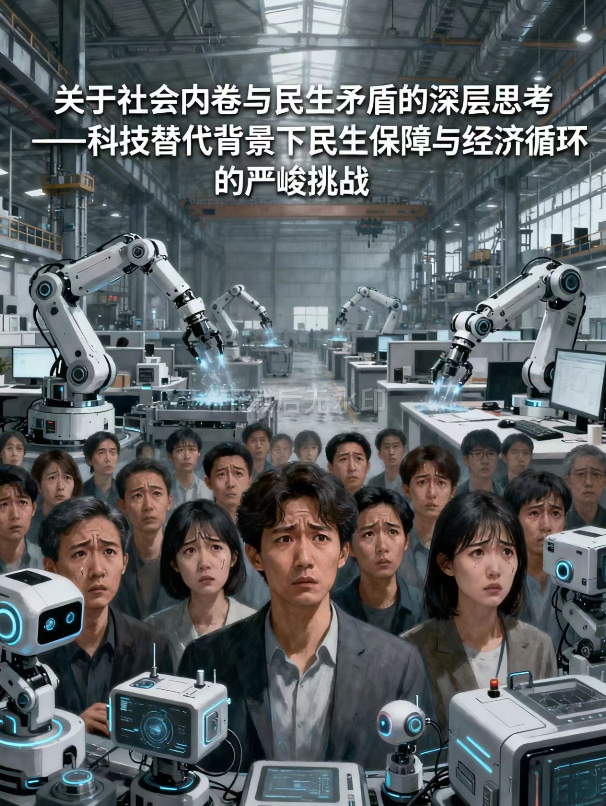 关于社会内卷与民生矛盾的深层思考——科技替代背景下民生保障与经济循环的严峻挑战